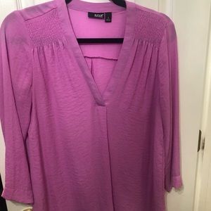 Ana Pink Semi Sheer Blouse